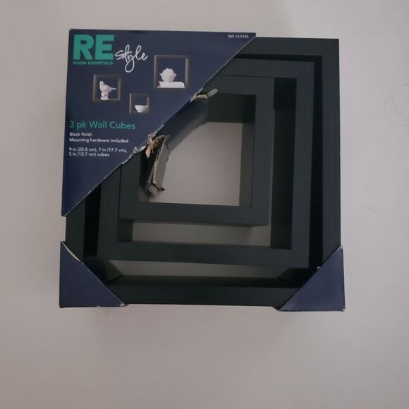 Room Essentials 3pk Wall Cubes​ - Picture 2 of 5